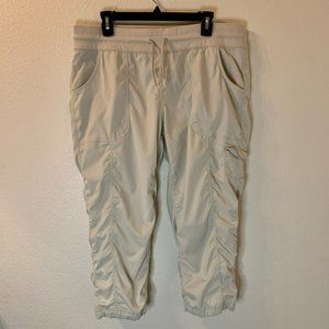THE NORTH FACE Capri Aphrodite PANTS Outdoor Hiking Travel SIZE XL BEIGE